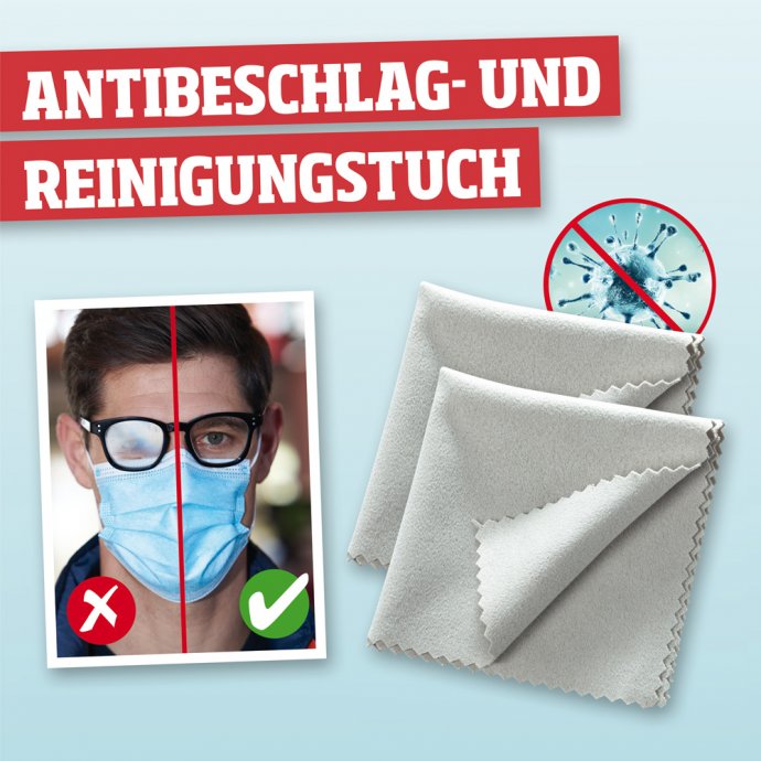 Antibeschlag- und Reinigungstuch