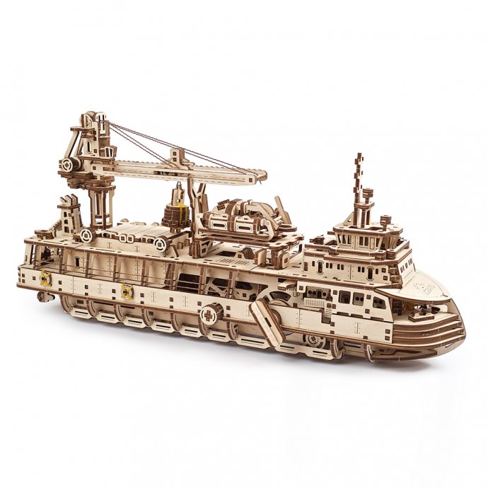 Holzmodell Forschungsschiff