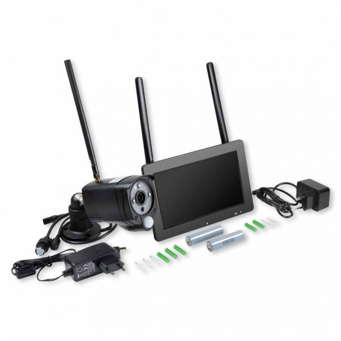 Außen-Sicherheitskamera mit Monitor