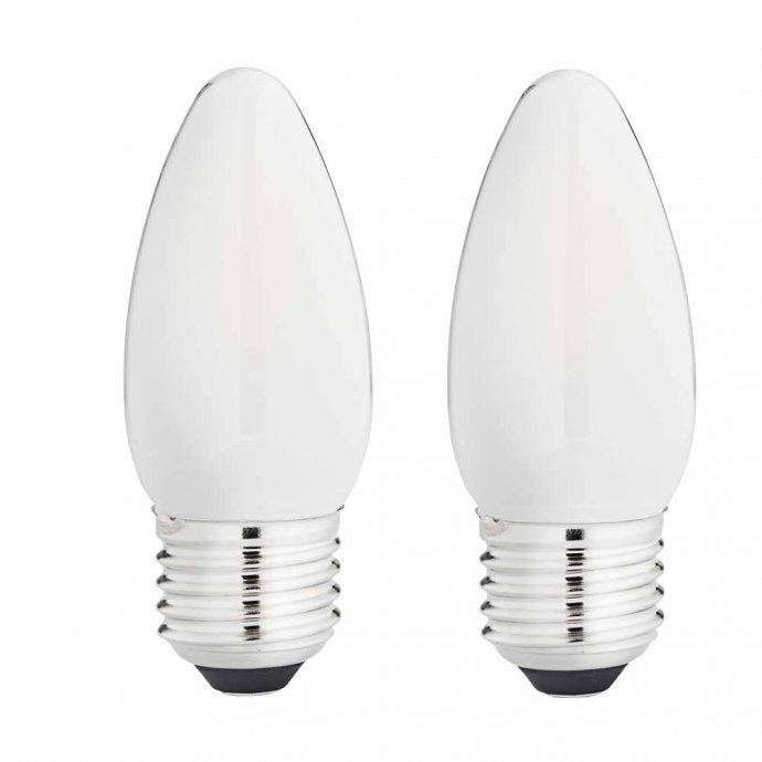 Formschöne LED Kerze 2er-Set