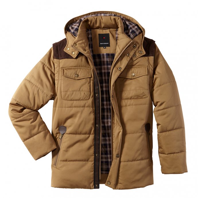 Jacke mit abnehmbaren Ärmeln