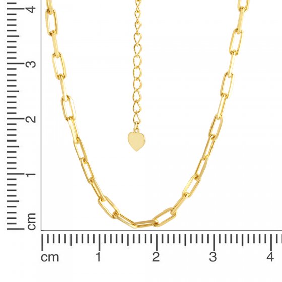 Collier 925 Sterling Silber vergoldet gelb 