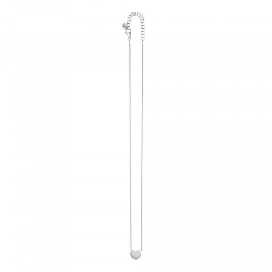 Collier 925/- Sterling Silber rhodiniert Herz 