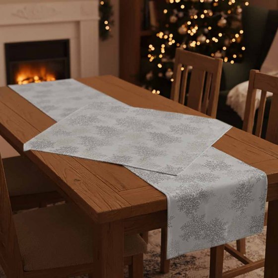 Tischläufer, Schneeflocken 