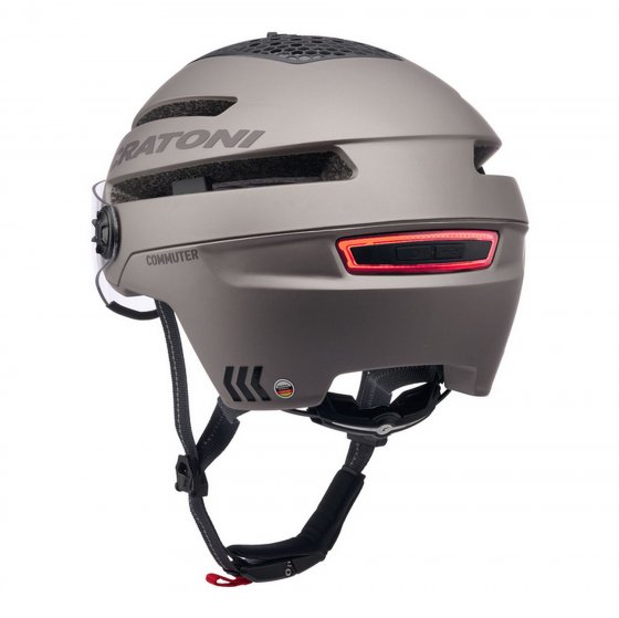 Ebike - Fahrradhelm Commuter, coffee matt 