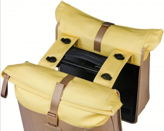 Fahrrad-Doppeltasche  "Vive MIK 2.0", sand 