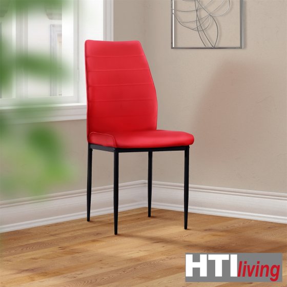 Stuhl Madison Velvet Rot 