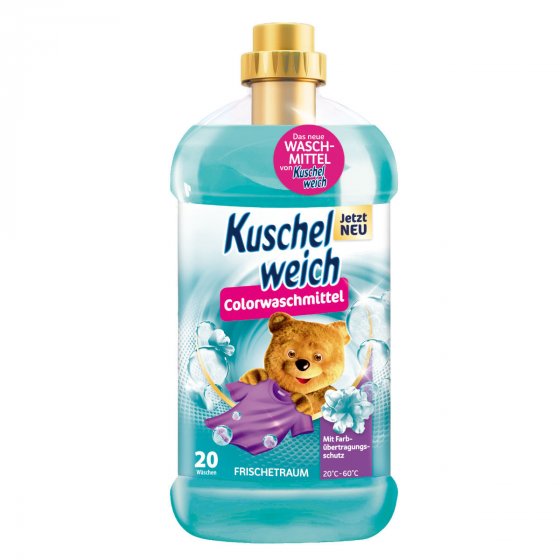 Kuschelweich Colorflüssigwaschmittel Frischetraum pure Frische 20WL 
