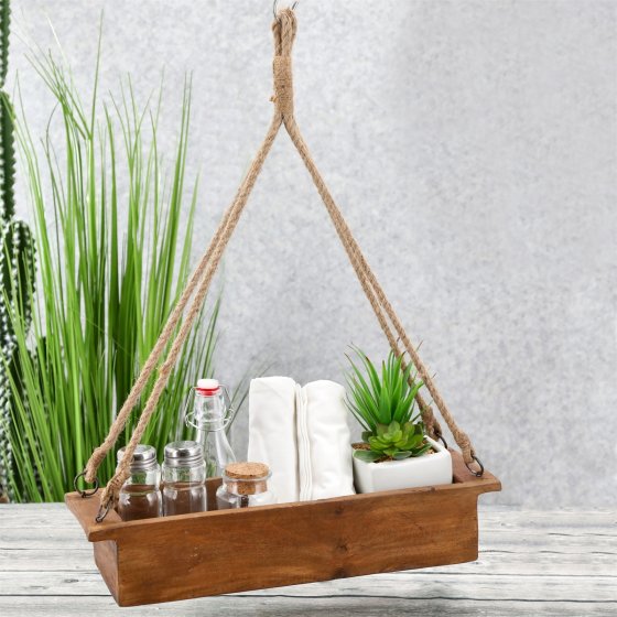 Holzkiste Ziegelform zum Hängen 