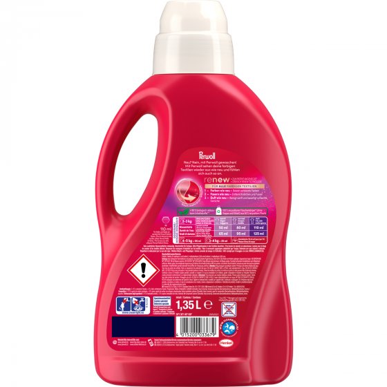 Perwoll Renew Color Faser Feinwaschmittel flüssig reinigt sanft 1350ml 