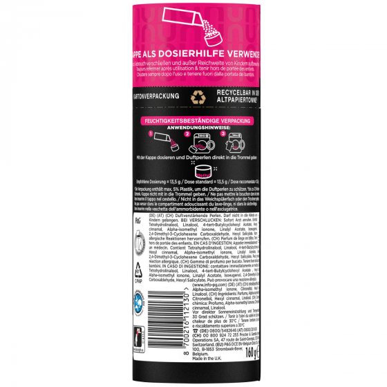 Lenor Wäscheparfüm Unstoppables Fresh Sensations leicht blumig 160g 