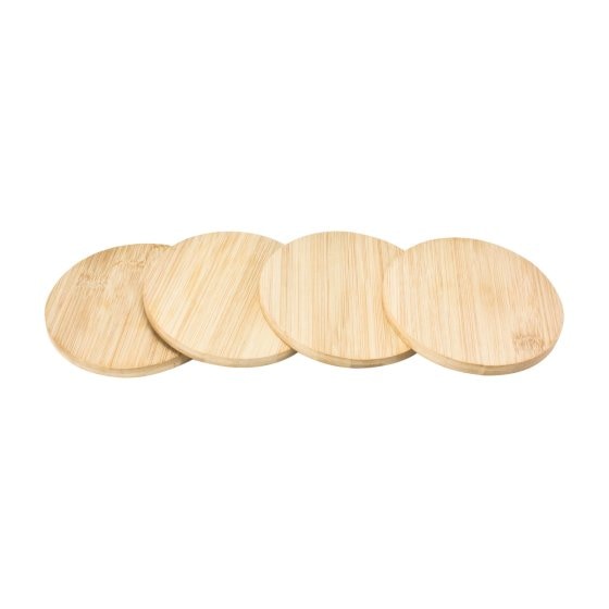 Untersetzer 4-teiliges Set Bambus 