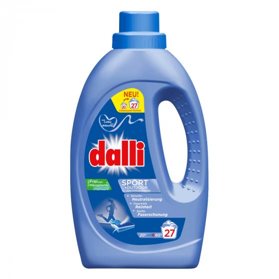 Dalli Sport und Outdoor Spezial Waschmittel für ca. 20WL 1100ml 