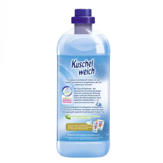 Kuschelweich Weichspüler Sommerwind ergibt 38 Waschladungen 1000ml 