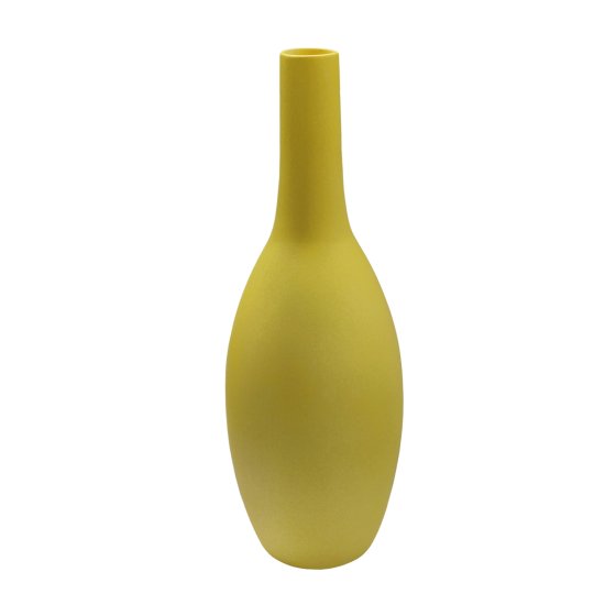 Flaschenvase 40 cm Gelb 