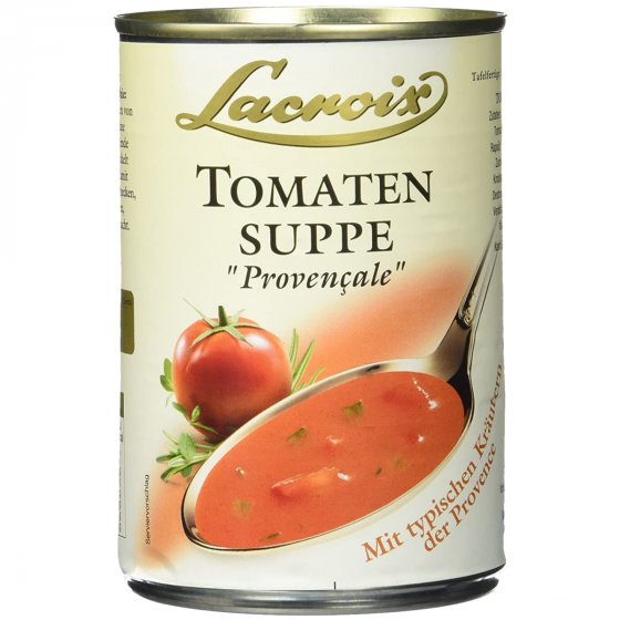 Lacroix Tomaten Suppe cremig mit Kräutern der Provence 400ml 3er Pack 