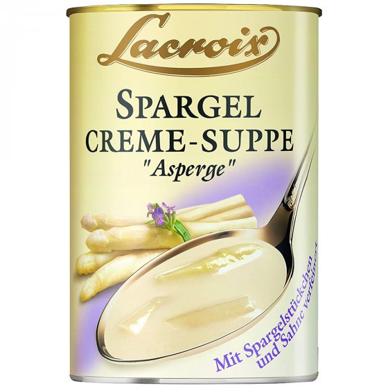 Lacroix Spargel Creme Suppe cremig mit Spargelstückchen 400ml 3er Pack 