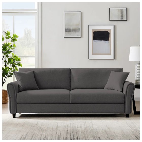 Sofa Valeria Grau Zweisitzer 