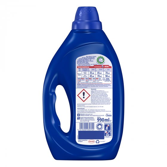 Spee Aktiv Gel 22 Waschladungen für weiße und helle Wäsche 4in1 990ml 