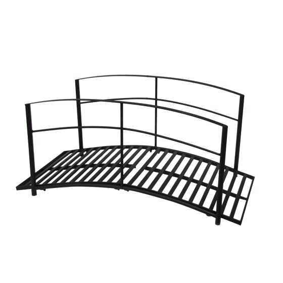 Zierbrücke / Teichbrücke aus Metall dekorative Gartenbrücke für Teiche   Beete 
