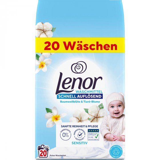 Lenor WM Pulver Sensitiv 20WL 
