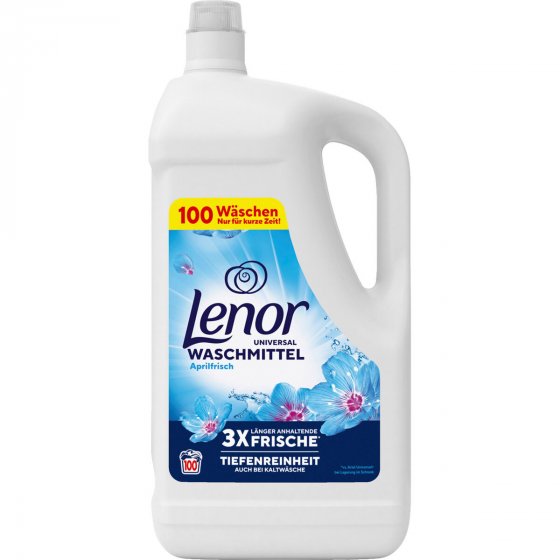Lenor Waschmittel Flüssig Aprilfrisch 100WL 