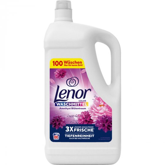 Lenor Waschmittel Flüssig Amethyst Blütentraum 