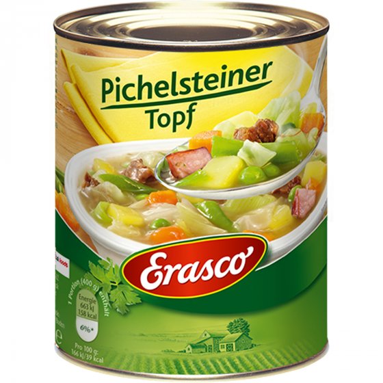 Erasco Pichelsteiner Topf mit Rindfleisch und Gemüse 800g 3er Pack 