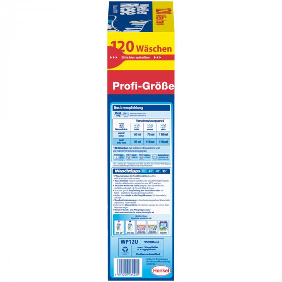 Weißer Riese Universal Pulver Profi Wäsche 120WL 6000g 