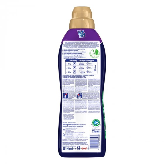 Vernel Aromatherapie Traumhafte Lotusblüte Weischspüler 37 WL 814ml 