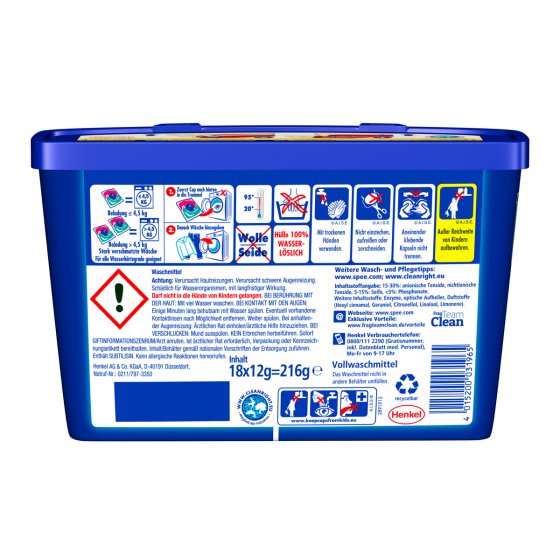 Spee Power Caps Universal Vollwaschmittel 18WL 216g 