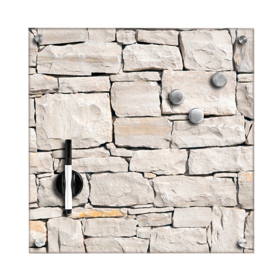 Memoboard Glas Stone 