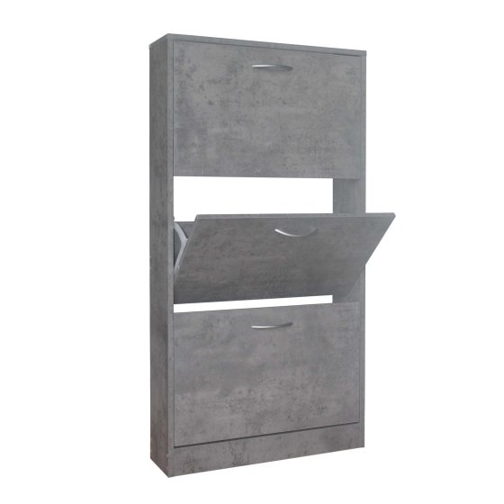 Schuhschrank Thekla Beton 