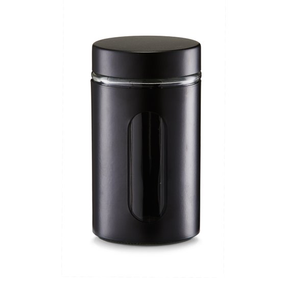 Vorratsglas 900 ml Schwarz 