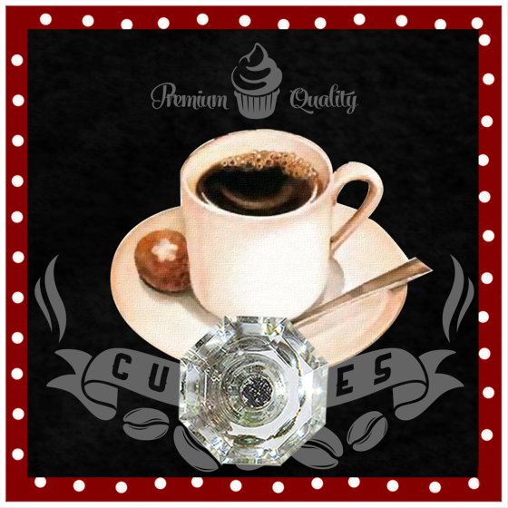 Wandhaken 4er-Set Coffee 