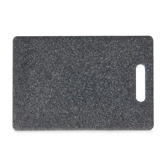 Schneidbrett 30 x 20 cm Granitoptik Anthrazit 