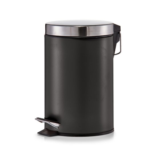 Kosmetikeimer 3 Liter Schwarz Matt 