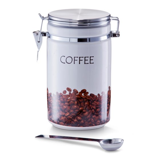 Kaffeedose mit Löffel 