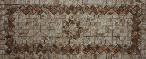 Metall Gartenbank mit Mosaik Sitzfläche Vintage Gartenbank 109 cm 
