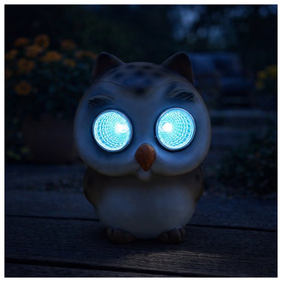Solar-Gartenfigur Eule 
