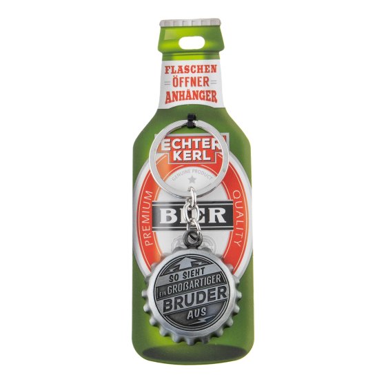 Echter Kerl Flaschenöffner Bruder 