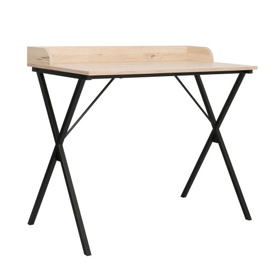Schreibtisch Cedrik Artisaneiche-Schwarz 