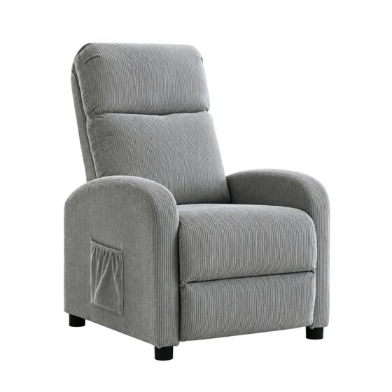 Liegesessel Jasna Cord Grau 
