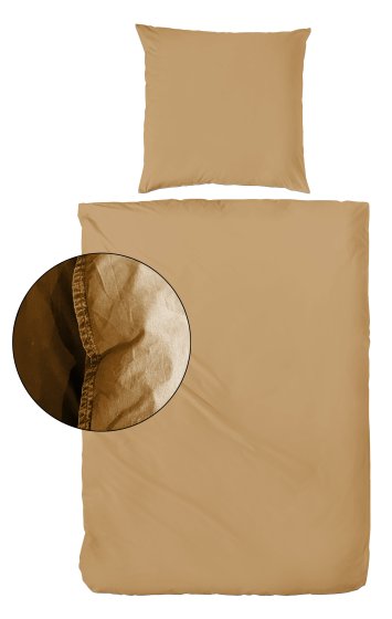 Bettwäsche Renforce HAHN curry | 155x220