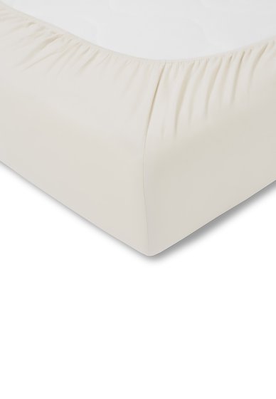 Spannbetttuch Feinjersey ESTELLA elfenbein | 100x220