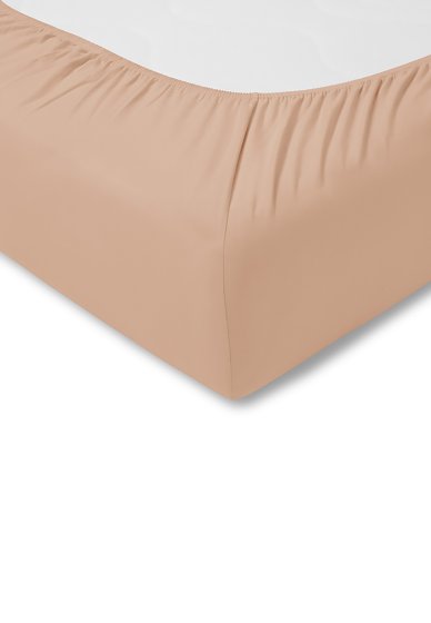 Spannbetttuch Feinjersey ESTELLA sahara | 200x200