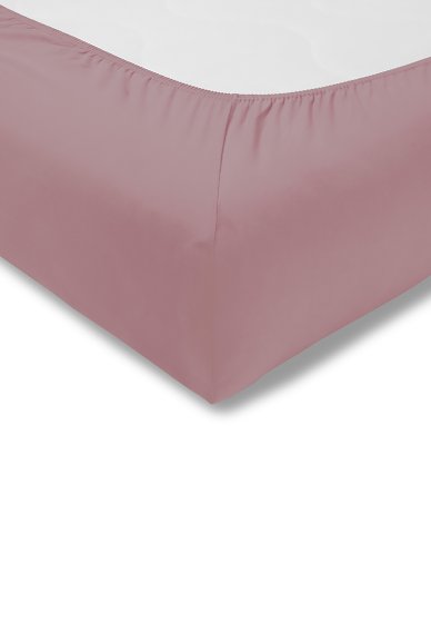 Spannbetttuch Zwirn-Jersey Topper ESTELLA flieder | 180x200