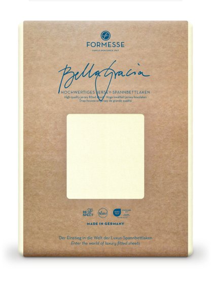 Spannbettlaken Bella Gracia 035 FORMESSE Natur | 200x220-200x240