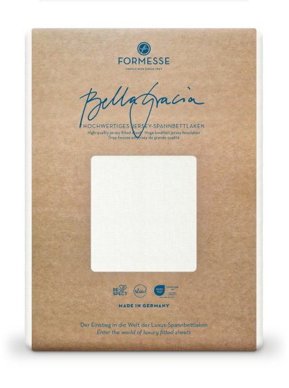 Spannbettlaken Bella Gracia 035 FORMESSE Wollweiss | 200x220-200x240