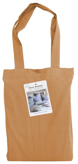 Bettwäsche Renforce Stone-Washed HAHN curry | 155x220